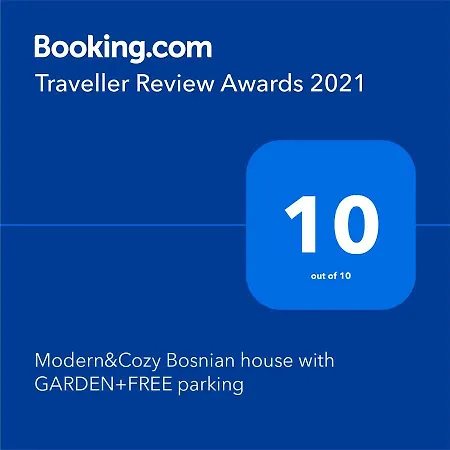 Modern&cozy Bosnian House With Garden+free Parking Guest house