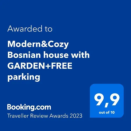 Modern&cozy Bosnian House With Garden+free Parking Guest house *